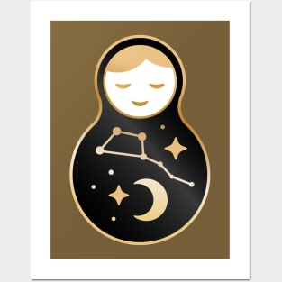 Russian doll matryoshka - Constellation Ursa Major Posters and Art